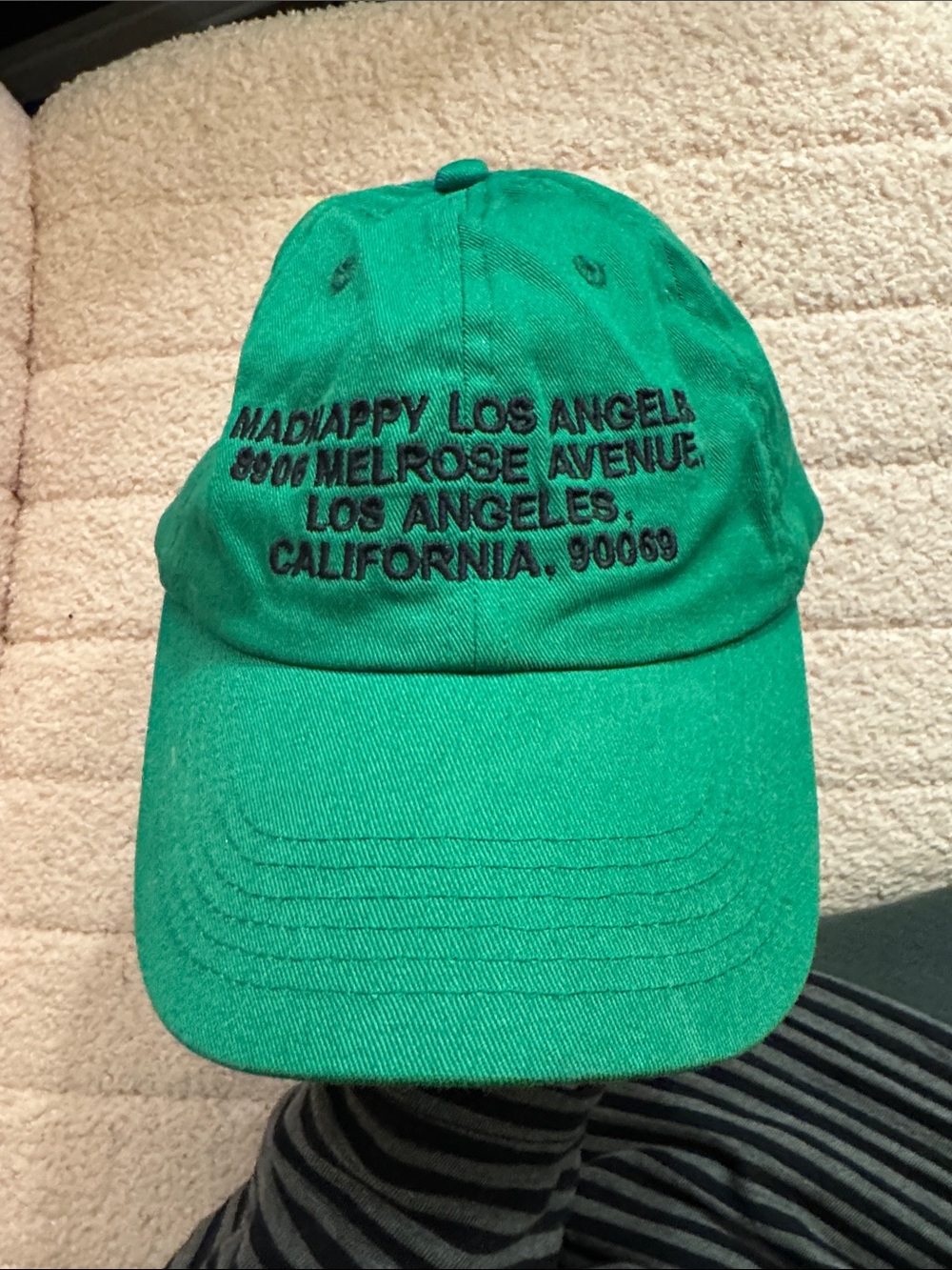 Madhappy Emerald Green Embroidered Baseball Cap